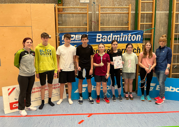 Vizemeister beim Badminton-Schulcup