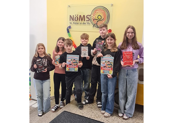 Buchausstellung an der NMS St. Peter in der Au